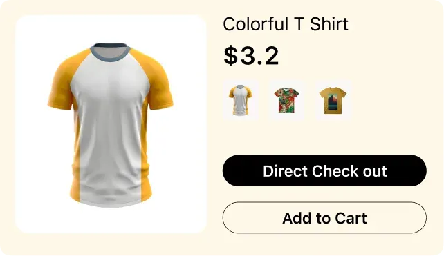 A product card with a Buy Now button