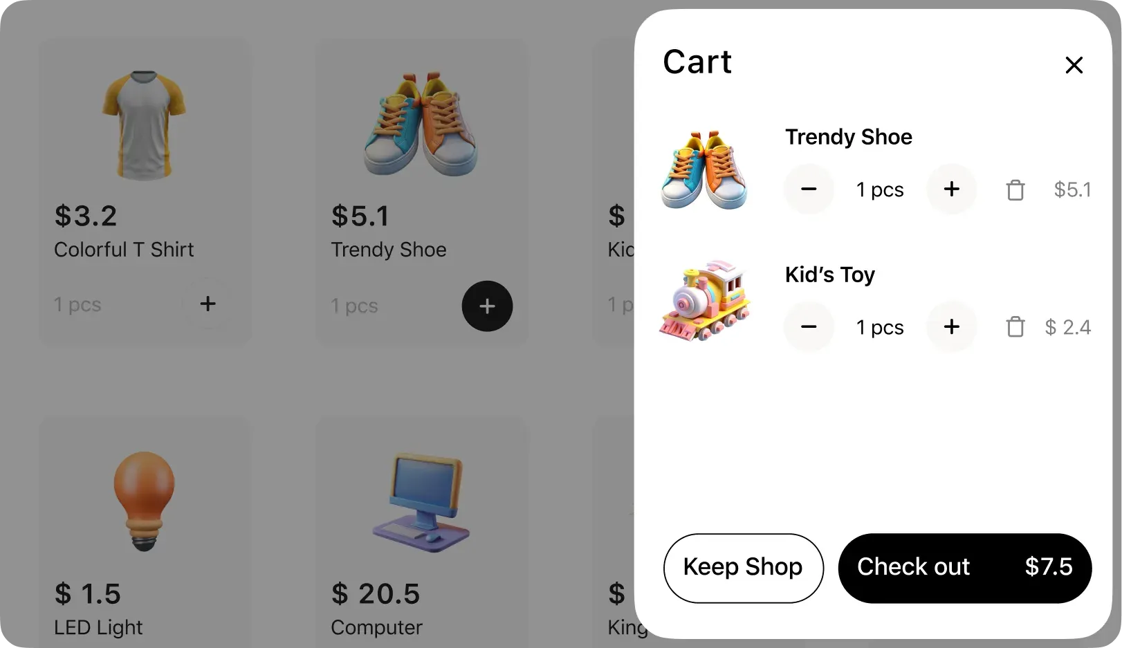 Fly Cart in a WooCommerce store