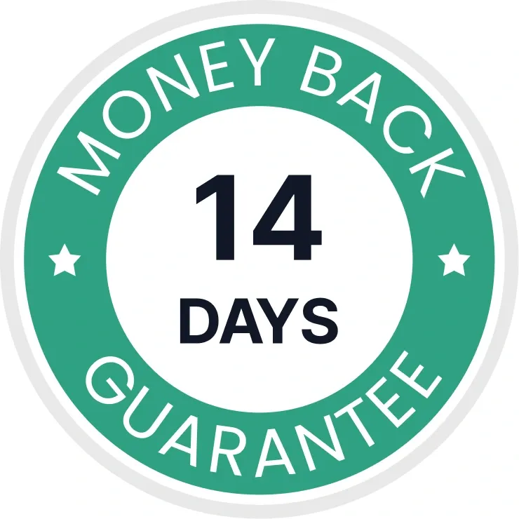 14 day money back guarantee