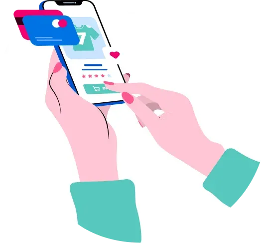 A shopper adding an item without leaving the page