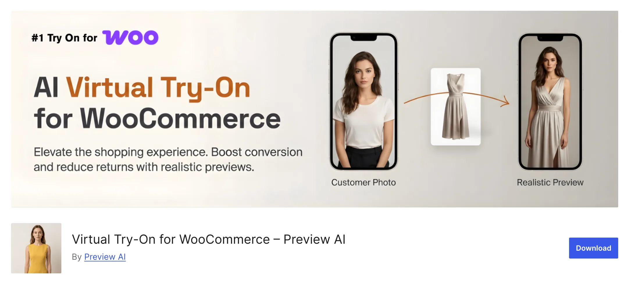 Preview AI: AI Virtual Try-On for WooCommerce