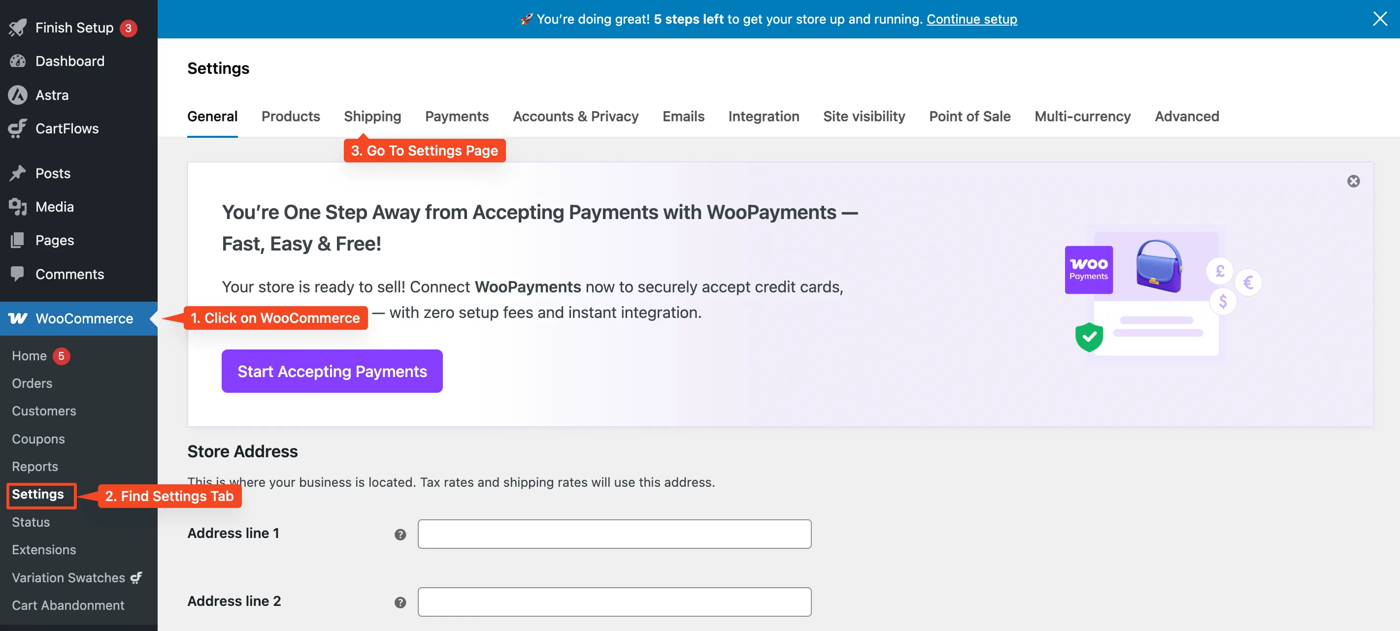 Configuring WooCommerce Shipping Zones