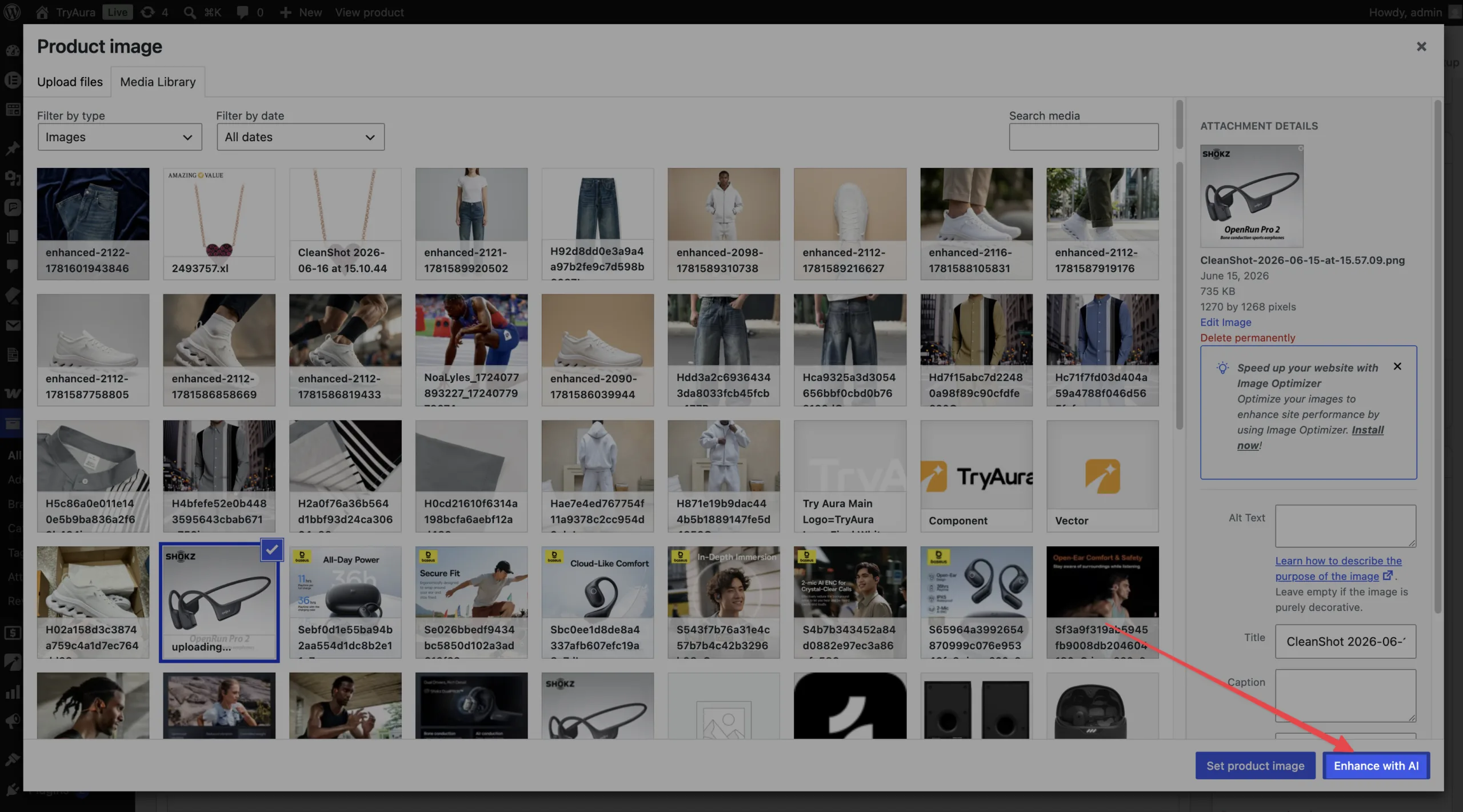 How To Improve Product Photos with AI using TryAura