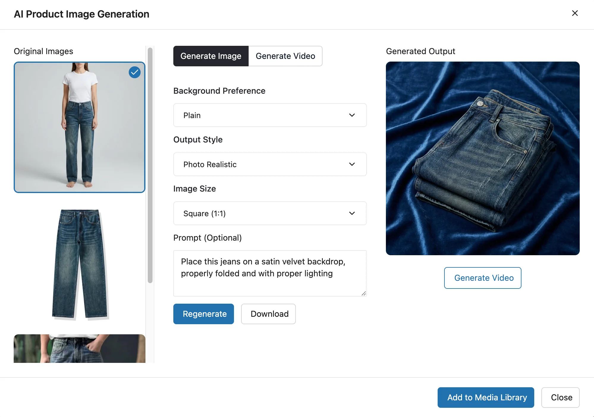 How to generate images using TryAura