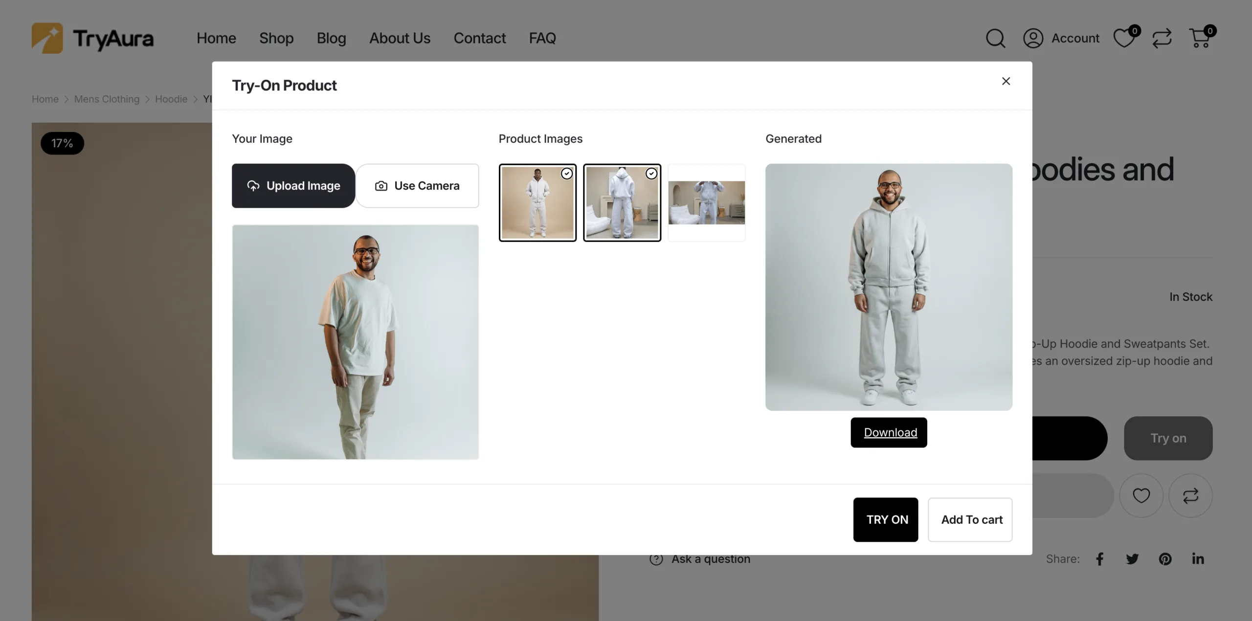 Virtual Try-On experiences by TryAura