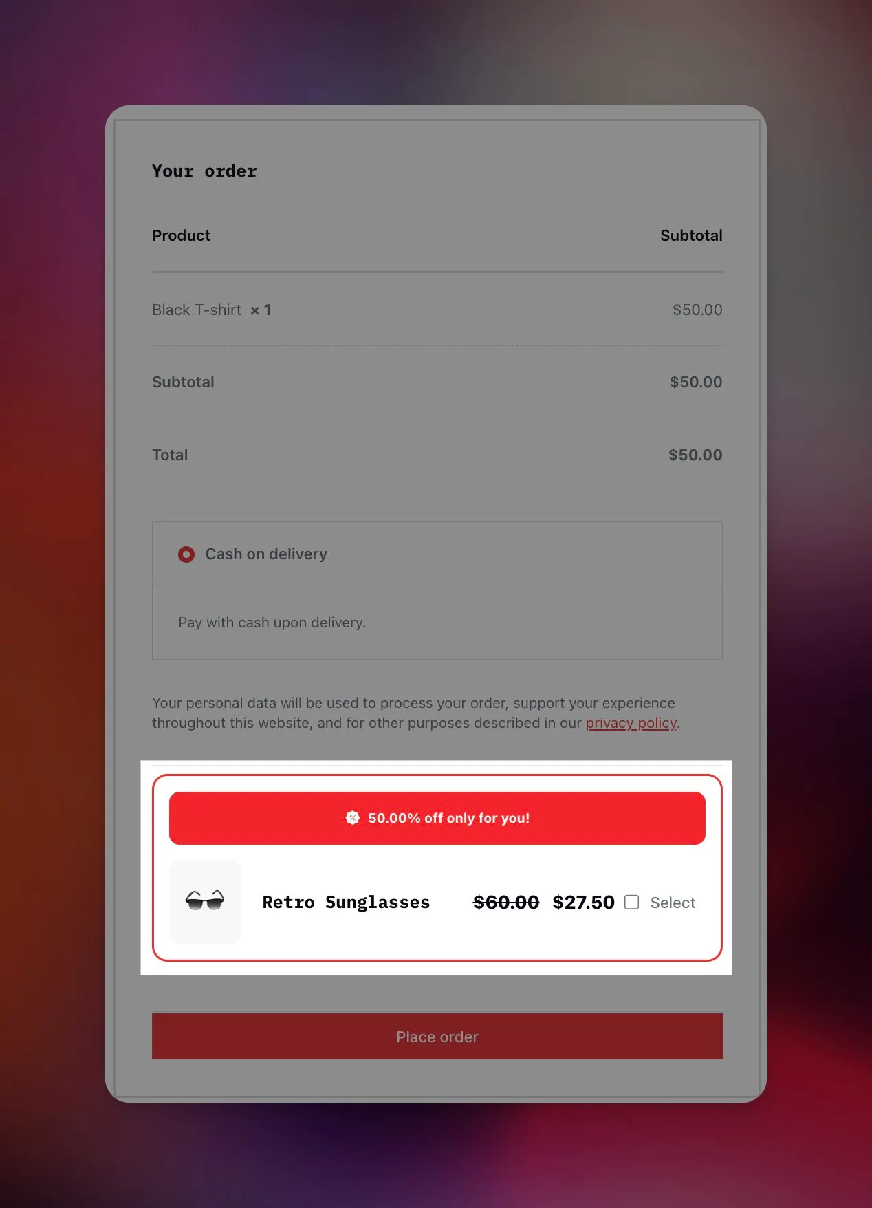 Checkout Upsell Order Bumps that convert