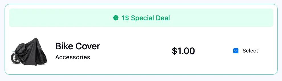 Upsell Order Bump module in StoreGrowth
