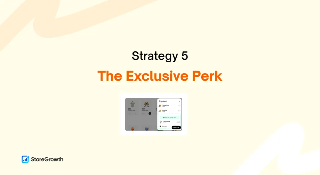 WooCommerce Dynamic Pricing Strategy 5: The Exclusive Perk
