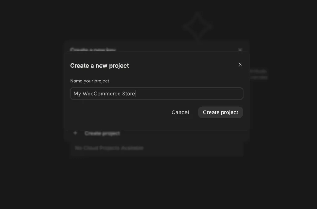 Creating a Project in Google Gemini